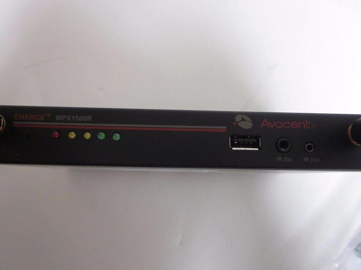 Used Avocent Emerge Multipoint Extender-Transmitter and Receiver MPX1500, Lot Of 2