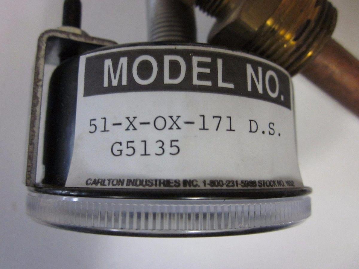 Temperature Gauge and Probe 5-60°C/ 40-140°F , Carlton Industries 51-X-OX-171 DS