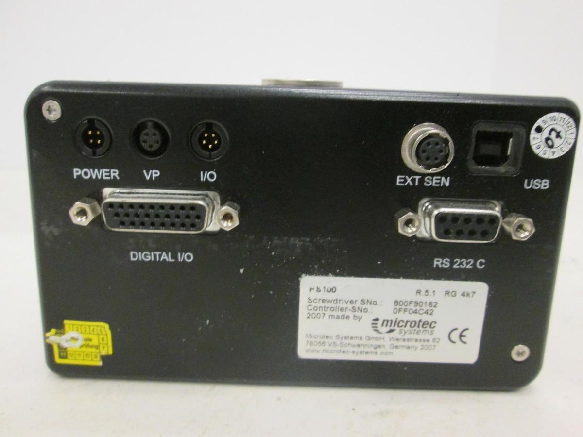 Used Microtec Systems, RS-100 Microdrive RS Transducerized Controller, Used
