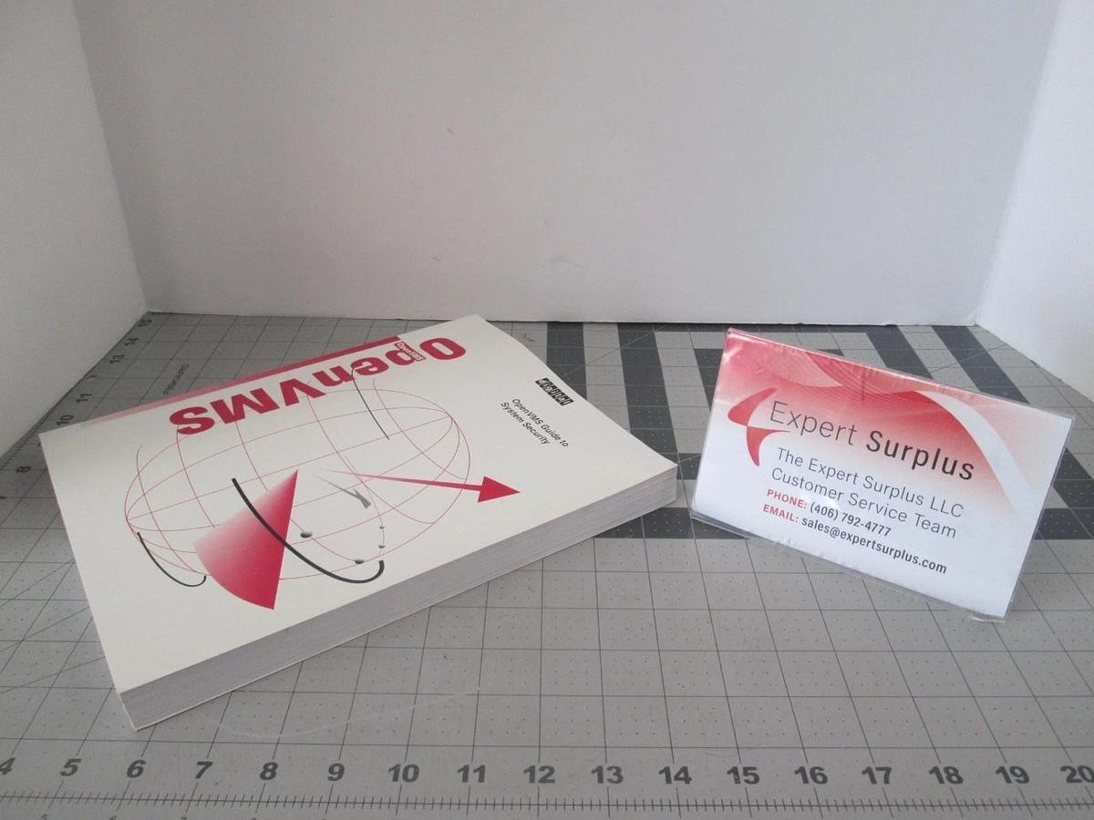 Used Digital, OpenVMS Guide to System Security, Used