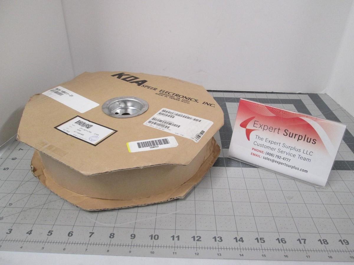 KOA, CF1/4271JT52, Resistor, Carbon Film, 1K Ohm 5%, New, Reel of 5000
