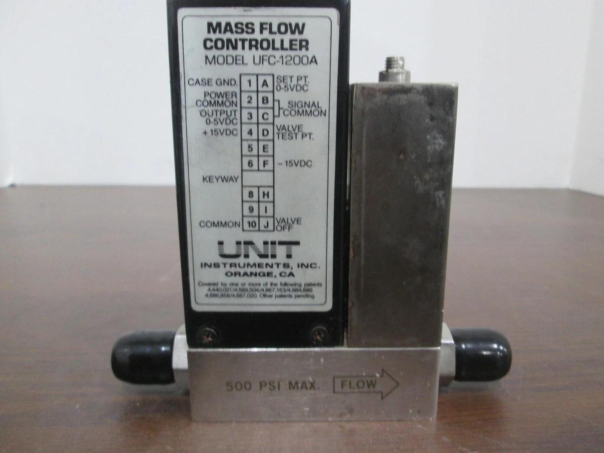 Used Unit, UFC-1200A, 300 SCCM, N2, Mass Flow Controller, 1/4" Port Used