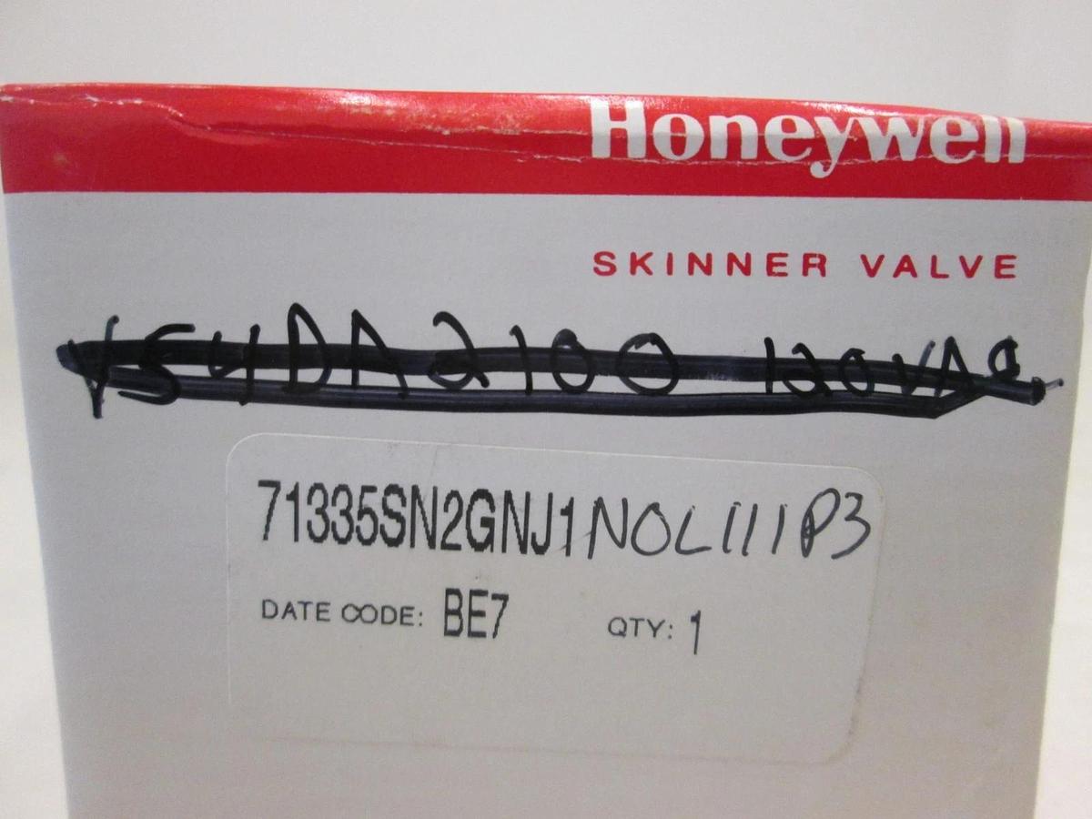 Honeywell, 71335SN2GNJ1, Solenoid Valve, 10W, 120/60Hz, 0-115 PSI, New