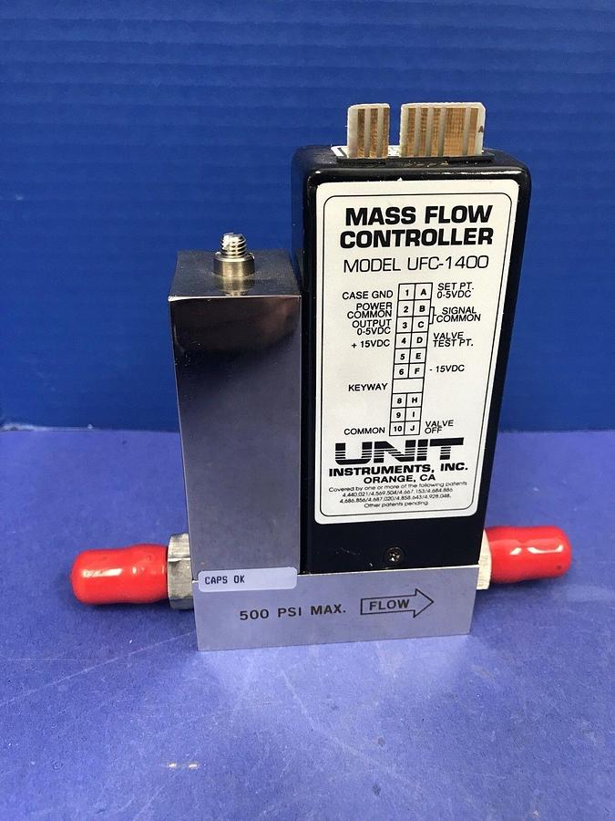 Used Unit UFC-1400 Mass Flow Controller MFC, N2, 400 SCCM, Used
