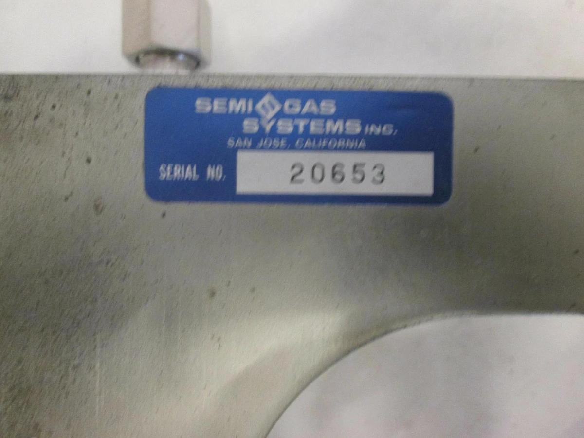 Used Semi-Gas High Purity Gas Panel, w/ Unknown Pigtail and Unknown Gas, Used