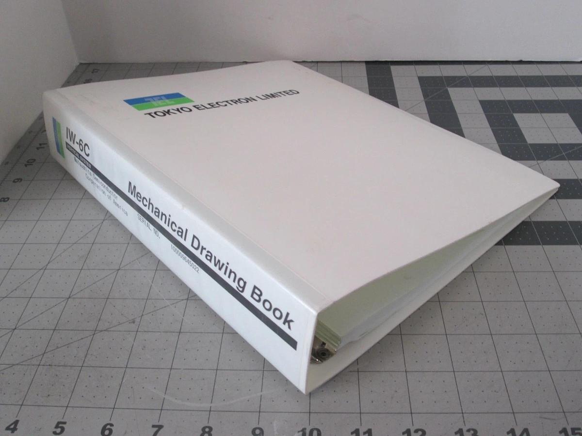 Used TEL Tokyo, IW-6C, Mechanical Drawing Book, TEOS, Used