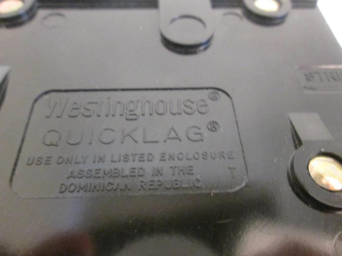 Used Westinghouse Circuit Breaker, 120/240 VAC, 2 Pole, 15A