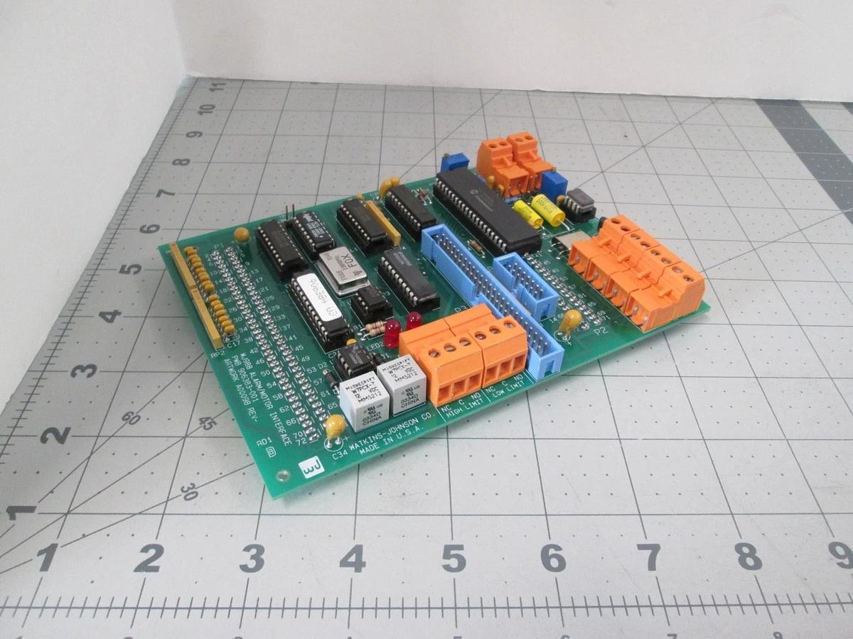 Watkins Johnson, 906384-001, Alarm/Motor Interface Card, New
