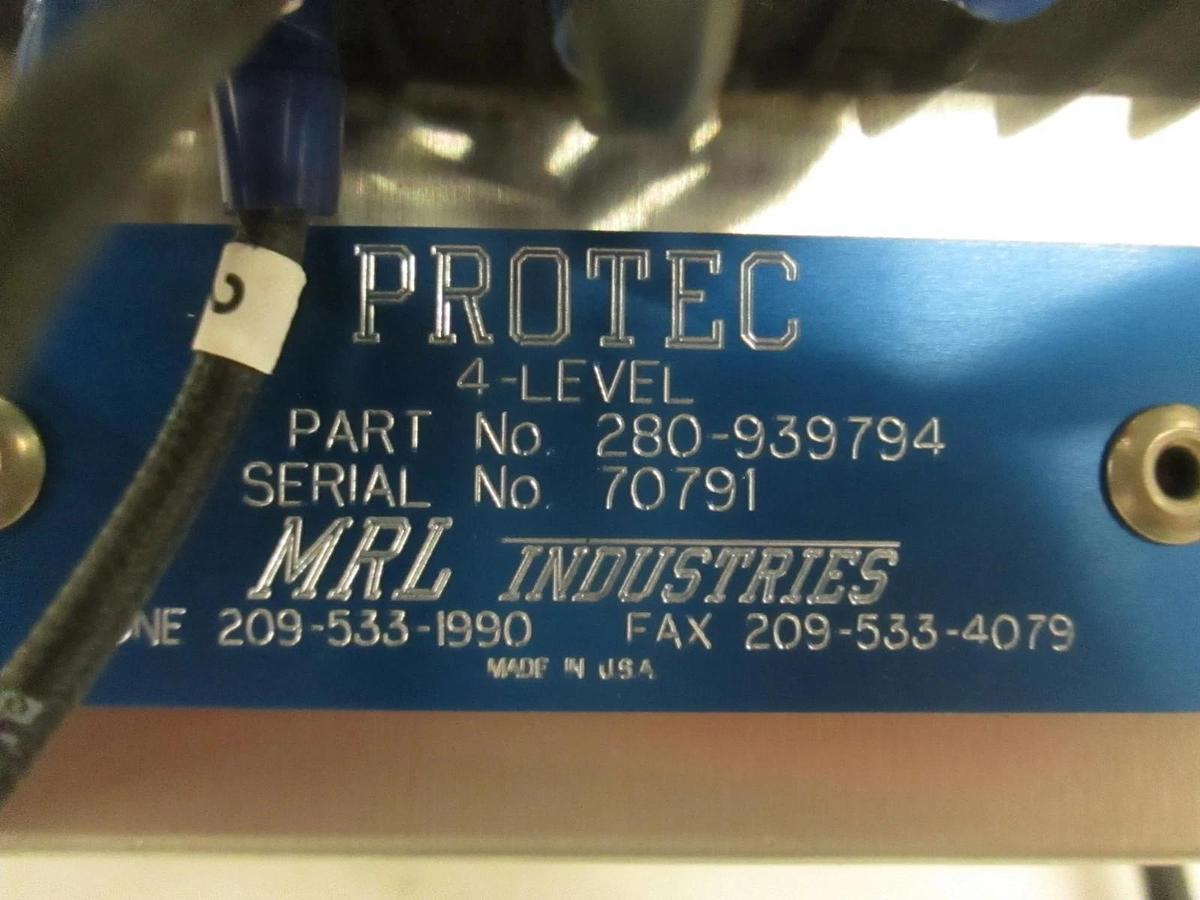 Used MRL Industries PROTEC 4-Level / Channel Sag Detector 280-939794