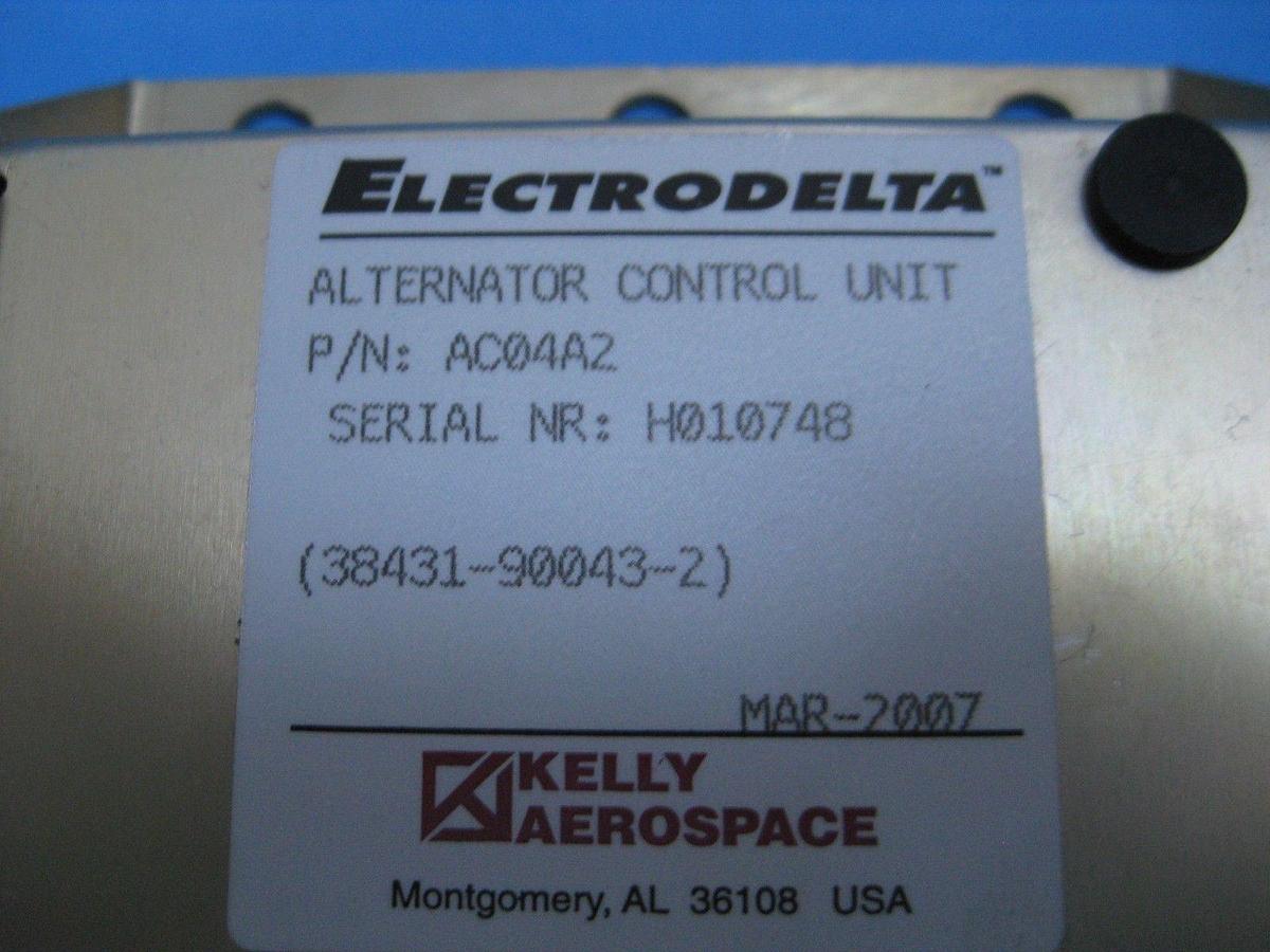 Electrodelta Kelly Aerospace AC04A2 Alternator Control Unit