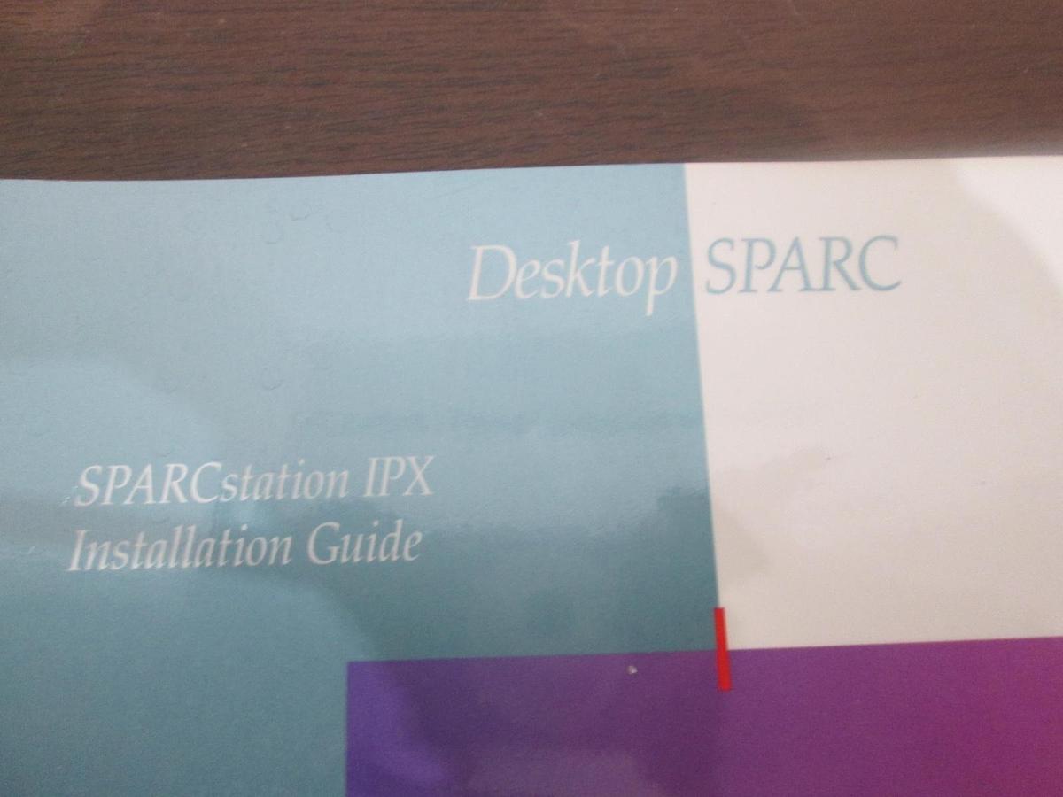 Used Sun, Desktop SPARCstation IPX, Installation Guide, New