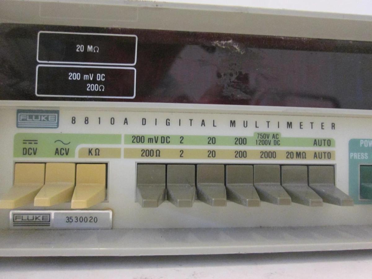 Used Fluke, 8810A, Digital Multimeter, Used