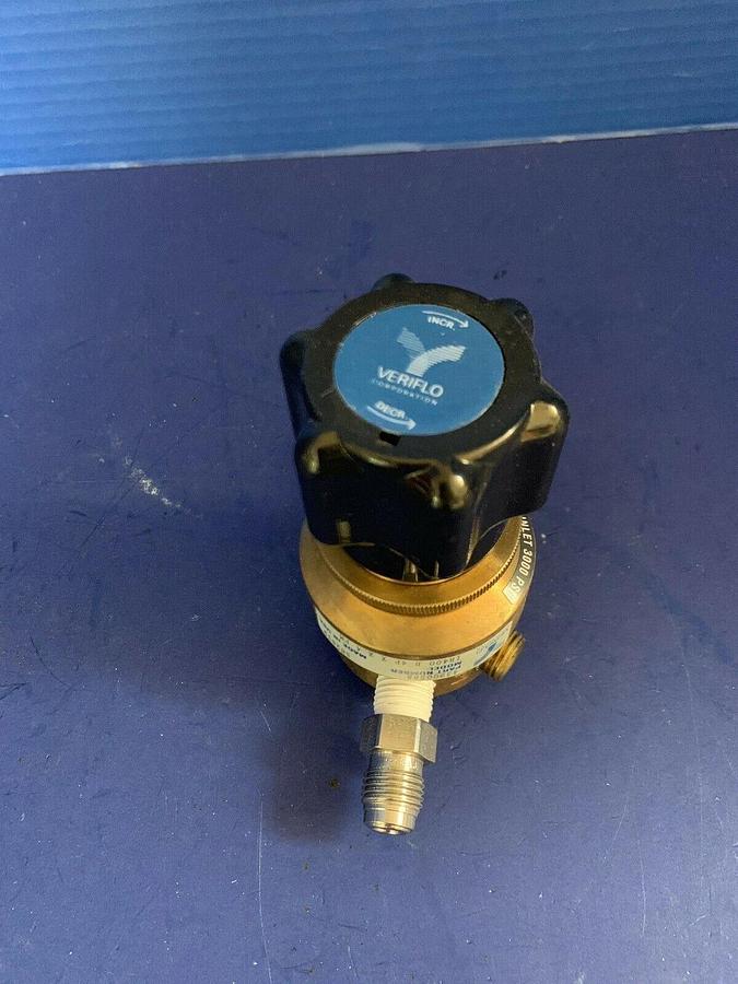 Used Veriflo IR400B4PXX4PM Brass Regulator, 4 Ports, 1/4" MVCR, Used