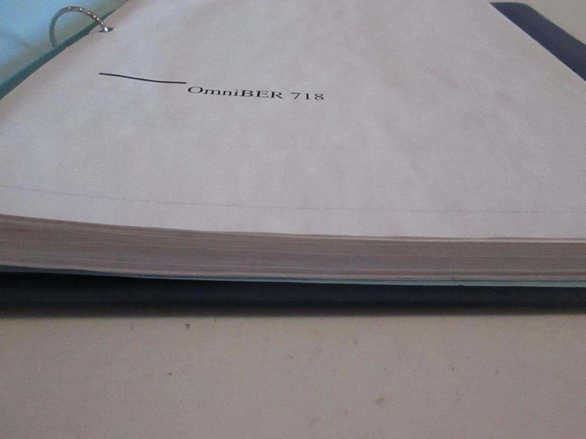 Used HP OmniBER 718 Verification Manual, Used