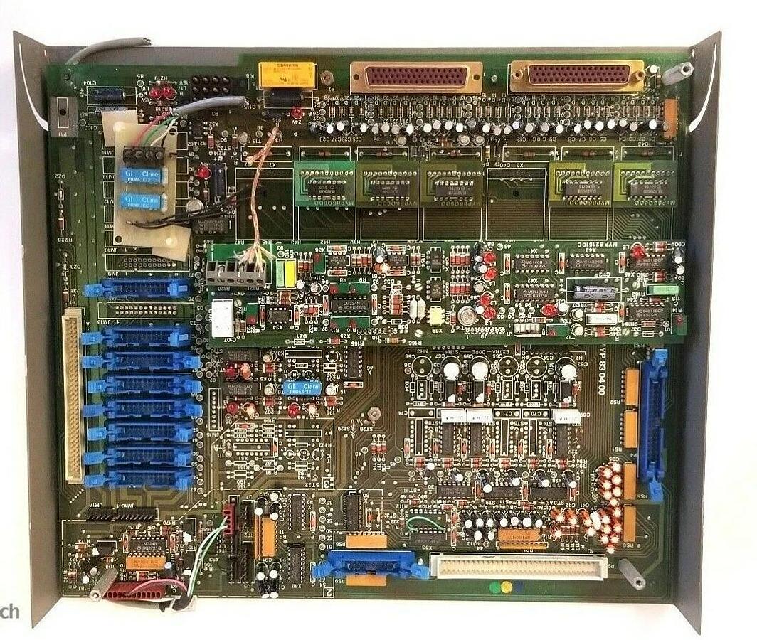 Used Semy Engineering Gas Interface PCB, MYP830400B with Case, Used