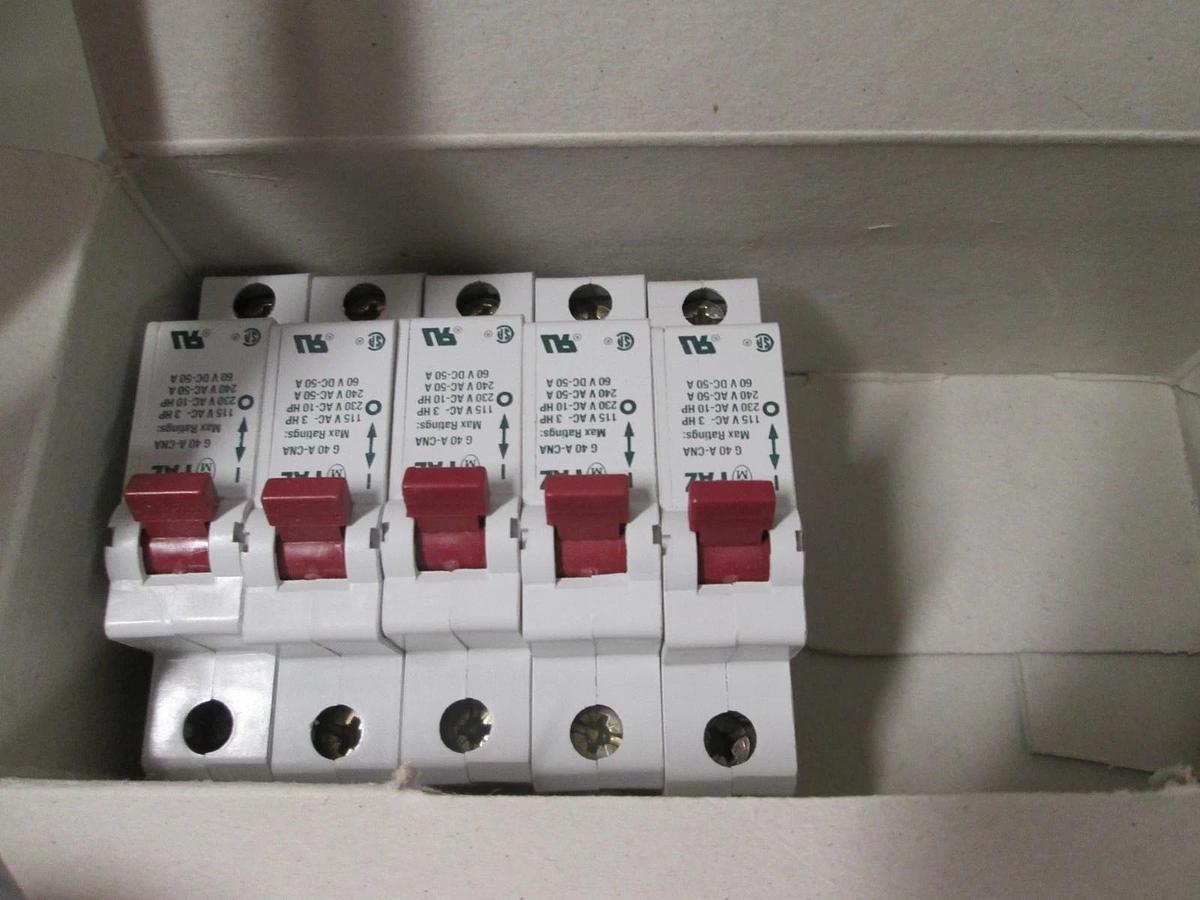 Klockner Moeller, FAZ-G40 CNA, Single Pole Mini Circuit Breaker, New, Lot of 15