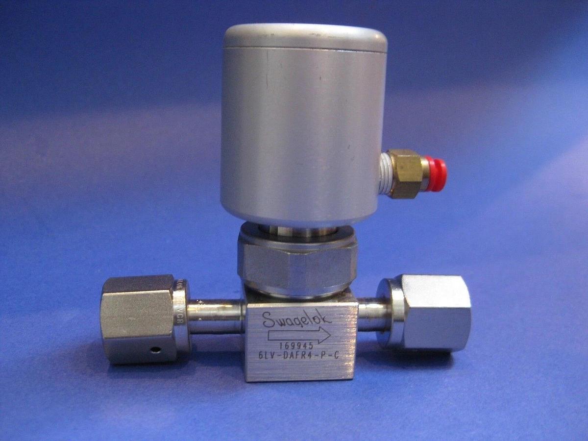 Used Nupro 6LV-DAFR4-P-C Diaphragm Sealed Valve, 1/4" FVCR, Used