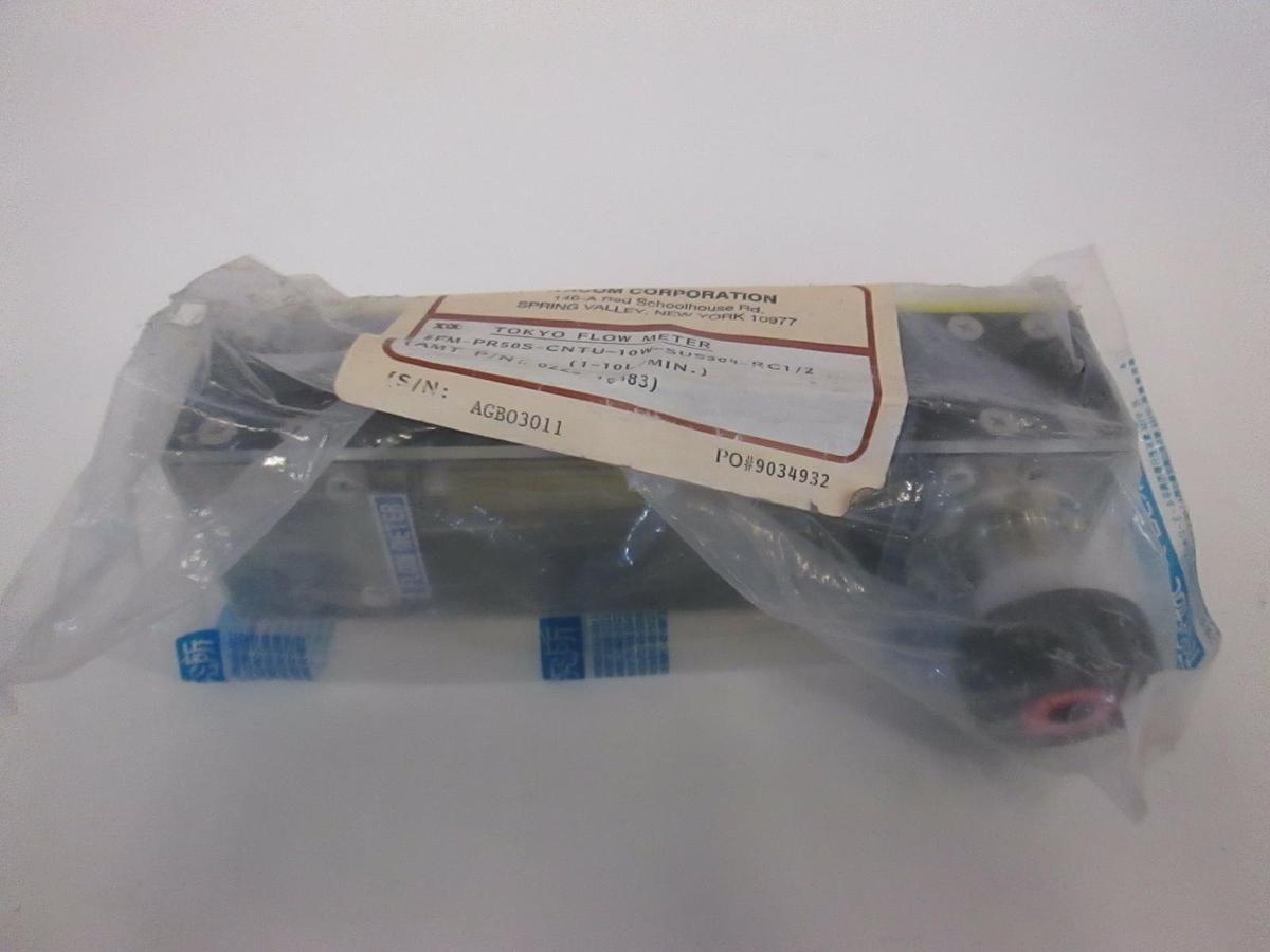 Tokyo Keiso, Flow Meter, FM-PR50S-CNTU-10W, 1-10L/Min., New