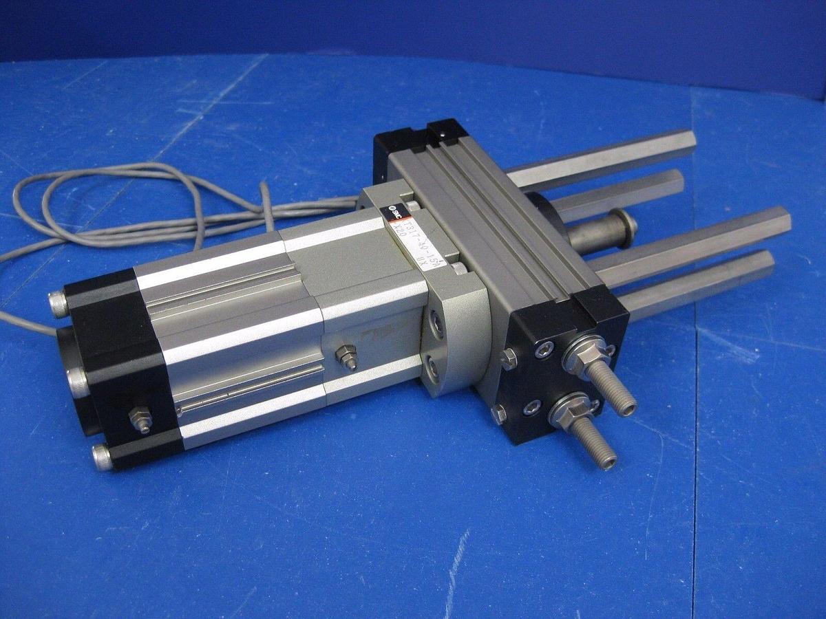 Used SMC Pneumatics SC317-40-15A Rotary Actuator Cylinder, 40mm Bore, 15mm Stroke