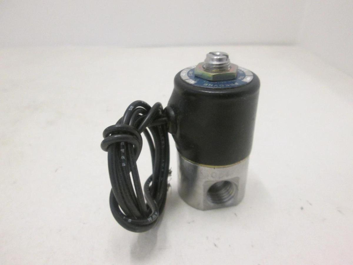 Predyne, B2016-LB, VALVE SOLENOID 2WAY 1/4NPT,24VLT,100 PSIG, 5/3, New