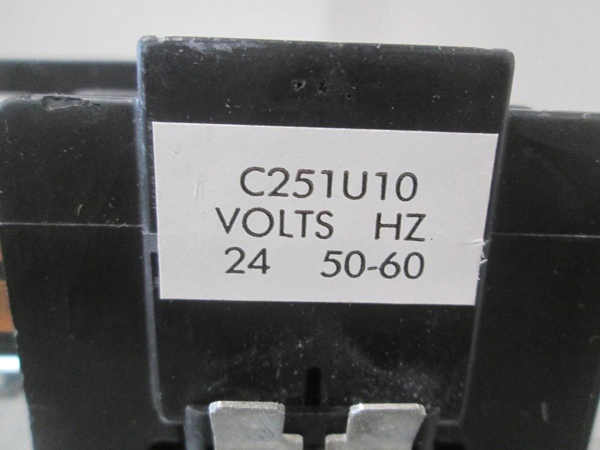 Arrow Hart Contactor C251U10, 24V, 50/60Hz, New, Lot of 2
