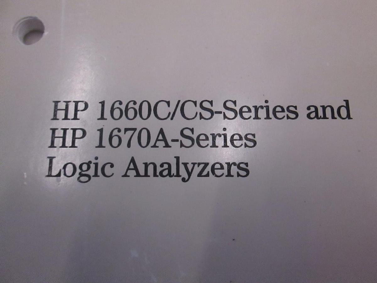 Used HP 1660C/CS-Series and 1670A-Series Logic Analyzers LAN User Guide, Used