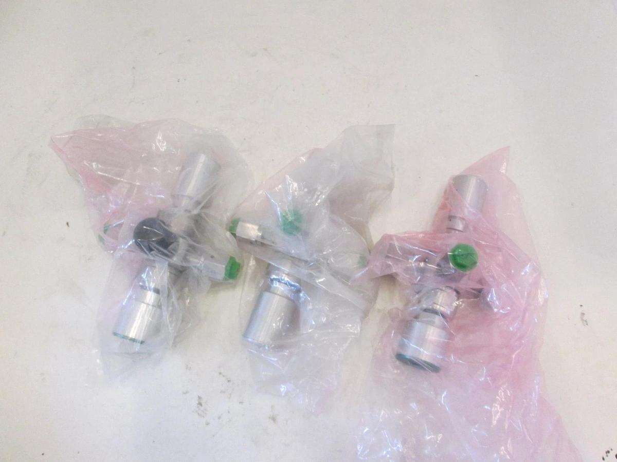 Used Veriflo, 944AOPLPNC, Double Actuator, 3 Way Valve, Used, Lot of 3