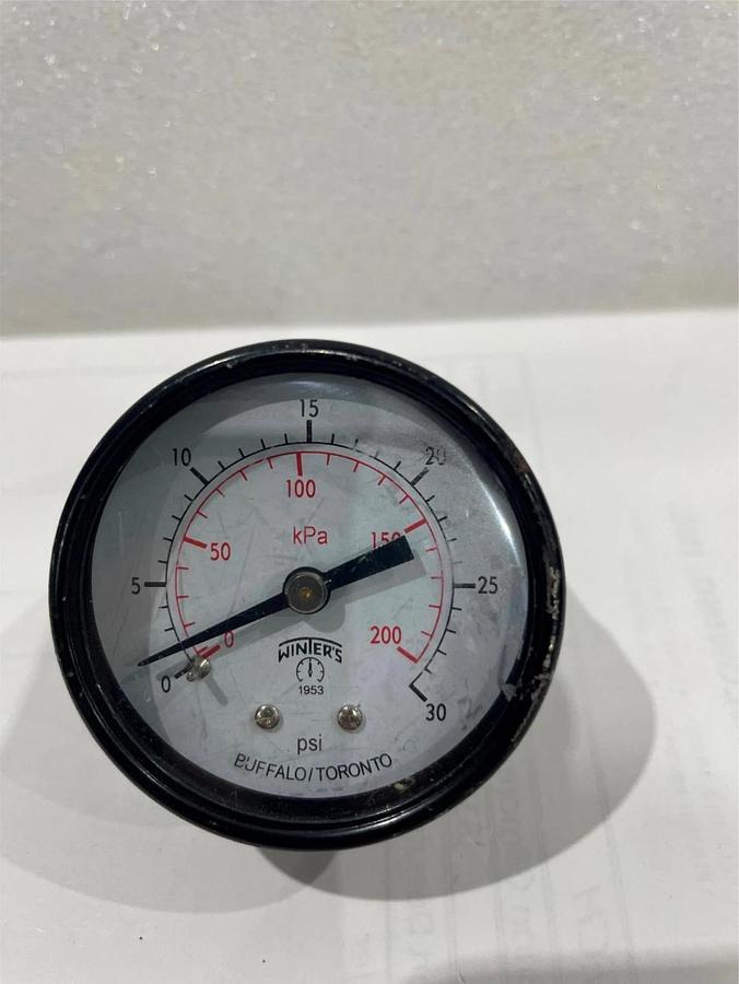 Used Winters, Pressure Gauge 0-30PSI, Used