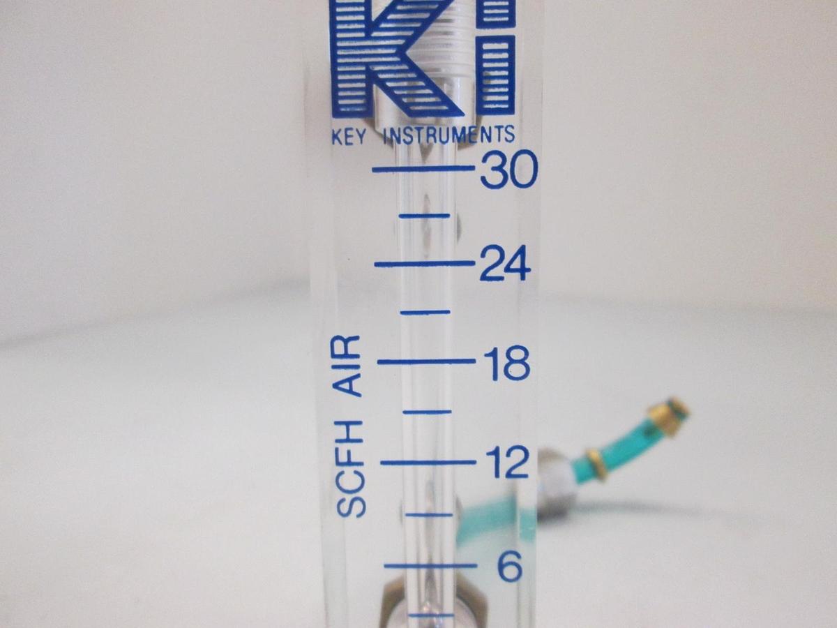 Used King Instruments, 0-30 SCFH Air, Flowmeter, Used