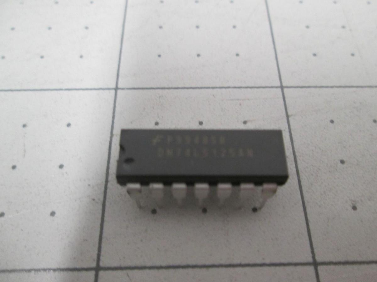 Fairchild, DM74LS125AN, Quad Buffer Driver, DIP-14, New, Lot of 25