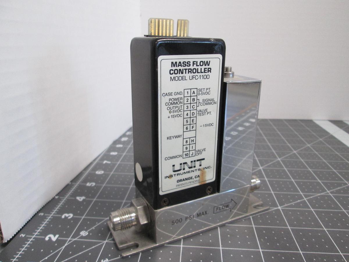 Used UNIT Instruments, UFC-1100, Mass Flow Controller 10 SLM Ar Argon MFC