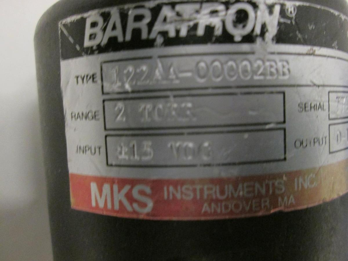 Used Baratron, 122AA-00002BB, 2 Torr Pressure Transducer, Used