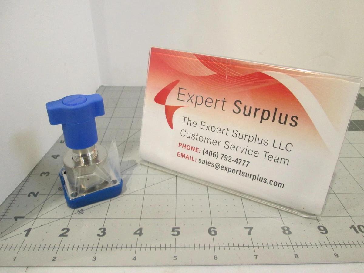 Used Swagelok, 6LVV-MSM-DA-2-P-AB, Surface Mount 2-Port Diaphragm Valve, Used
