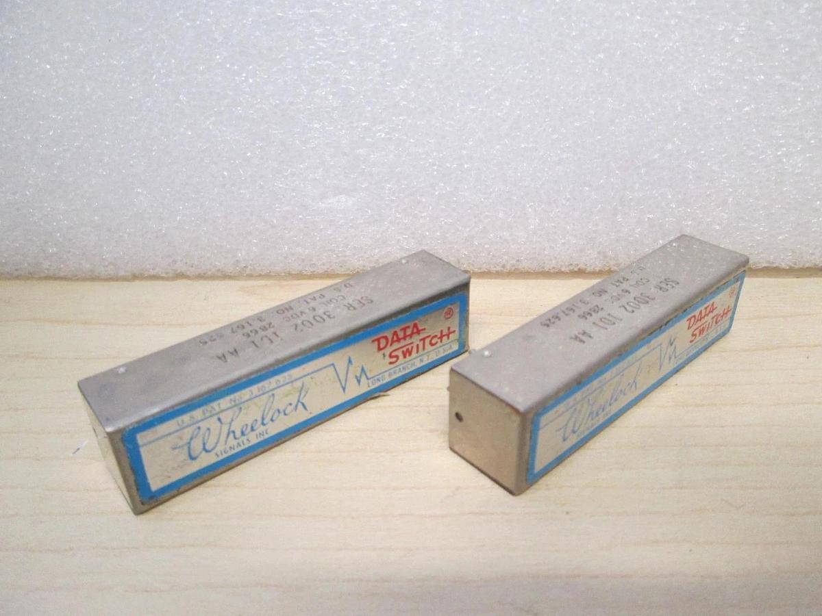 Used Wheelock Signals, 3002 1D1 AA, Data Switch, Used, Lot of 2