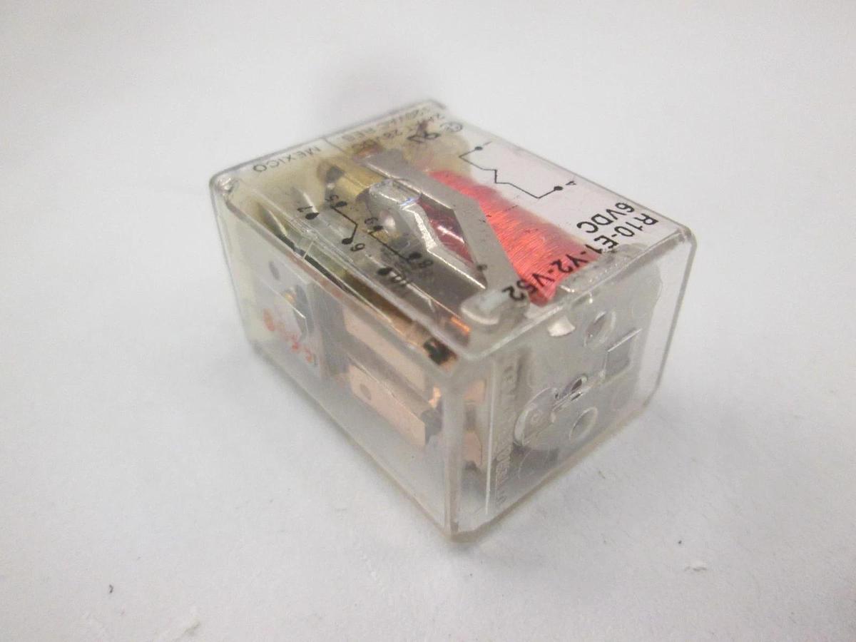 Used Potter & Brumfield, R10-E1-Y2-V52, 6VDC Relay, Used
