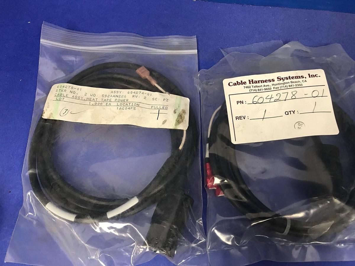 Used SVG 604278-01 Heat Tape Power Harness Assembly, New