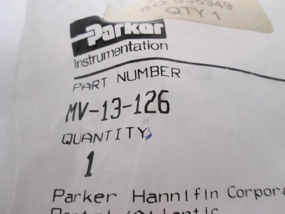 Parker, MV-13-126, Teflon Needle Valve, 213-7042, New