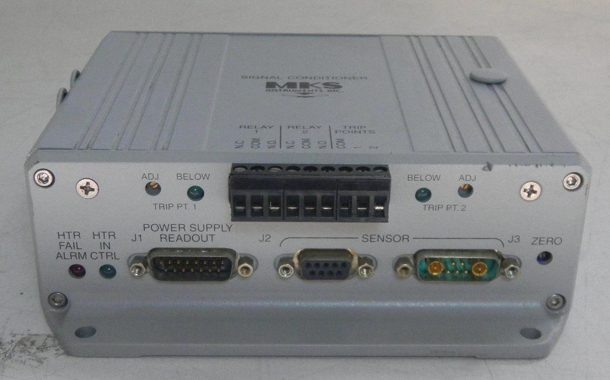 Used MKS 621C11TBFHB Signal Conditioner, Range: 10TORR, Input: +/-15VDC, Out: 0-10VDC