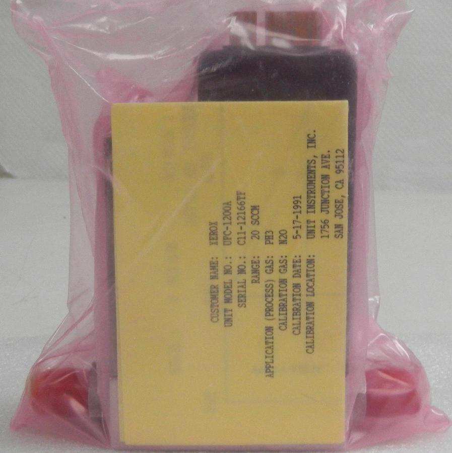 Used Unit UFC-1200A, Mass Flow Controller, Gas- PH3, Range- 20 SCCM, 1/4" M I/O