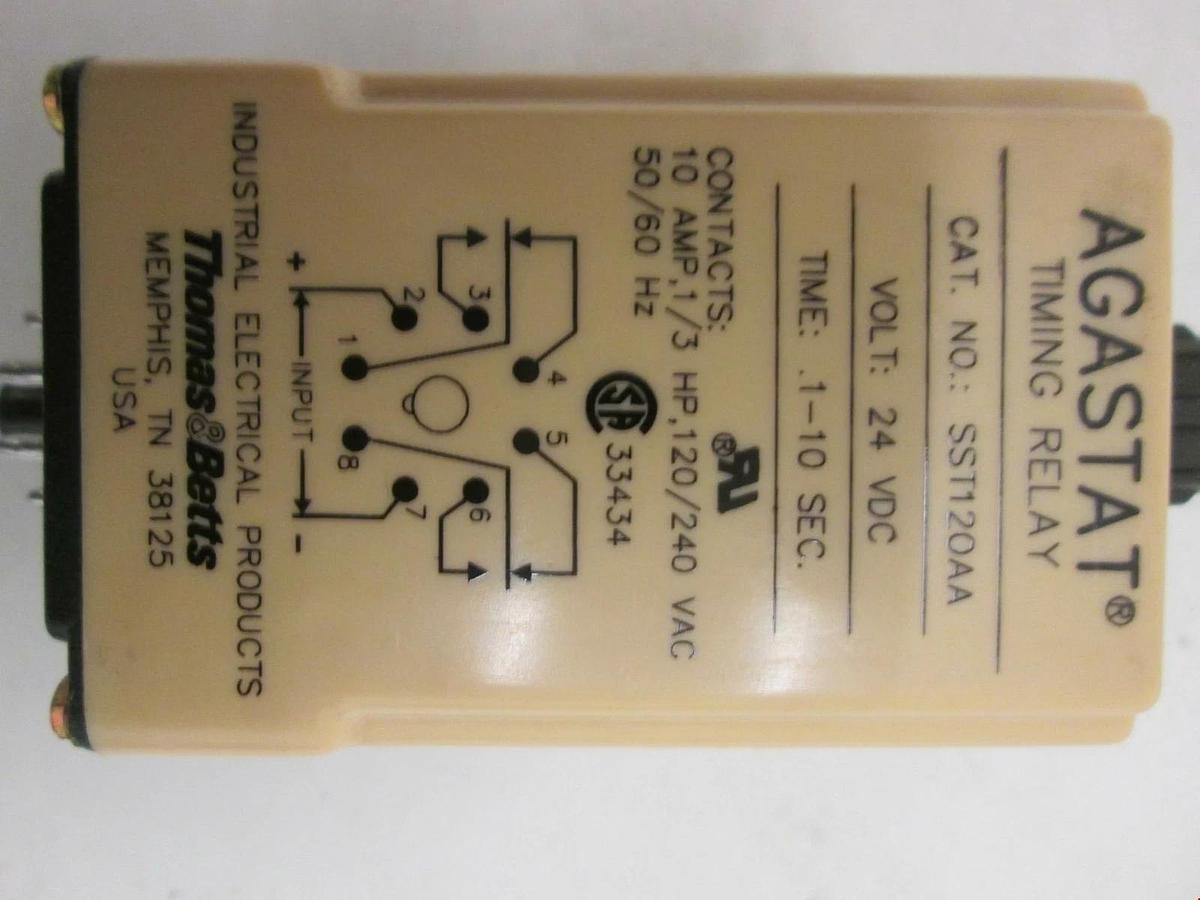 Agastat, SST120AA, Timing Relay, New