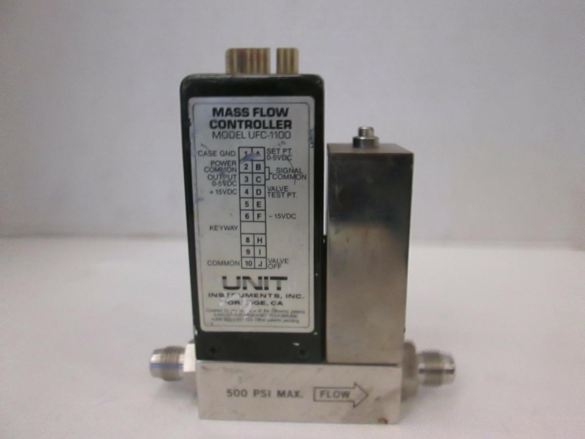 Used Unit UFC-1100, Mass Flow Controller, 1 SLM, HCL, Used