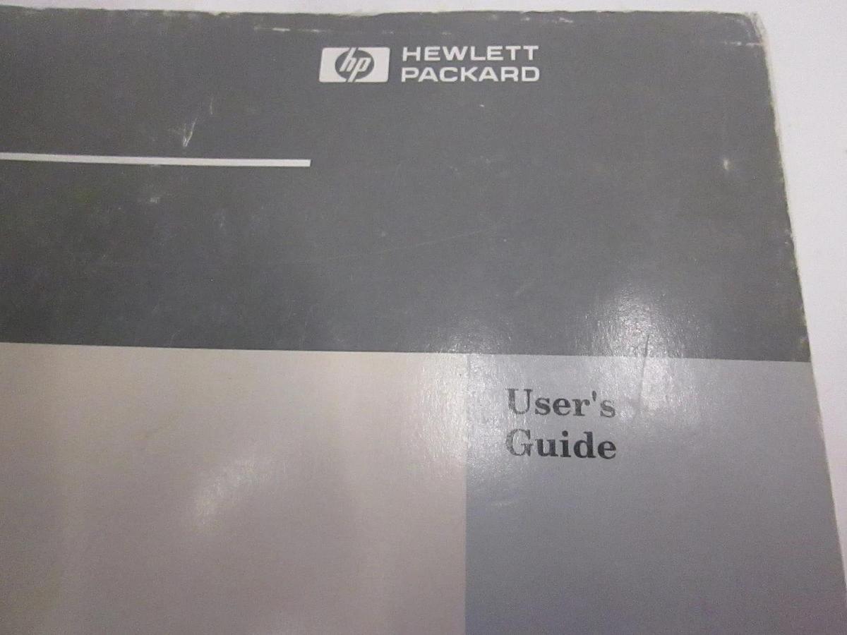 Used HP 18267A X.25 Test Library and Emulator for HP4952A User's Guide, Used