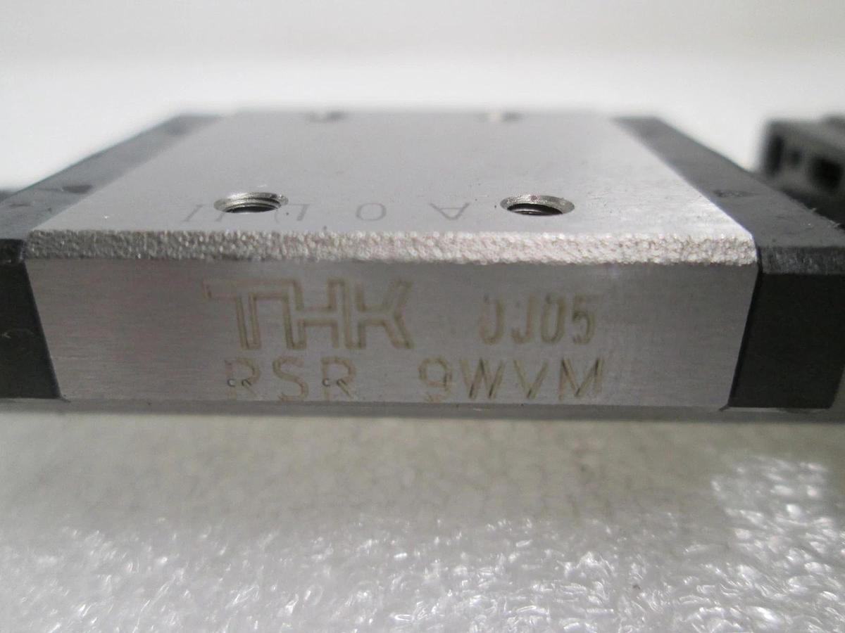 THK, RSR 9WMV (2), Linear Bearing Guide Block w/ Guide Rail, New