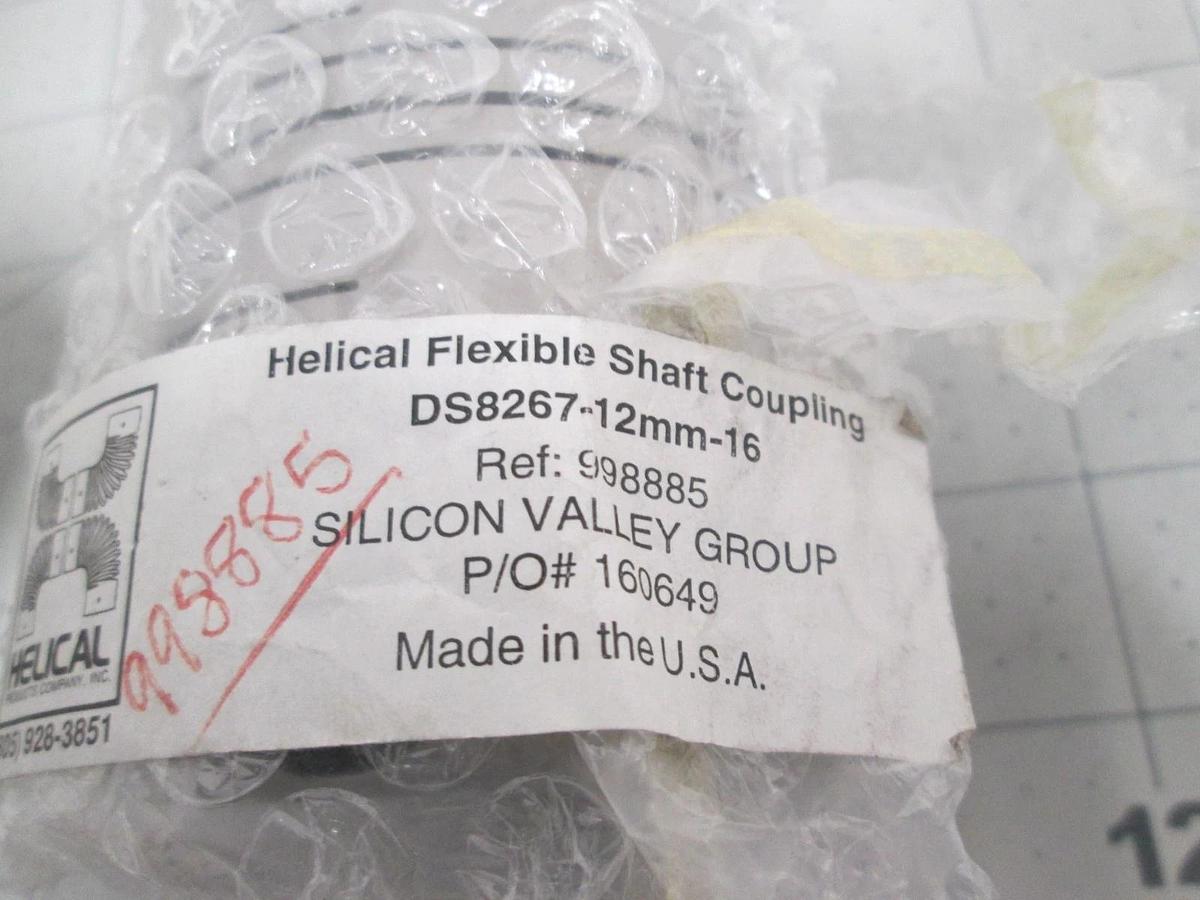 Helical Products, D58267-12mm-16, Flexible Shift Coupling, New, Lot of 3