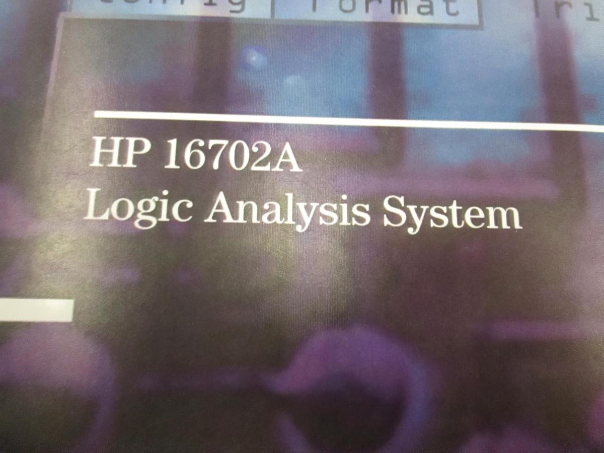 Used HP Processor 16702A Logic Analyzer Systems Installation Guide, Used