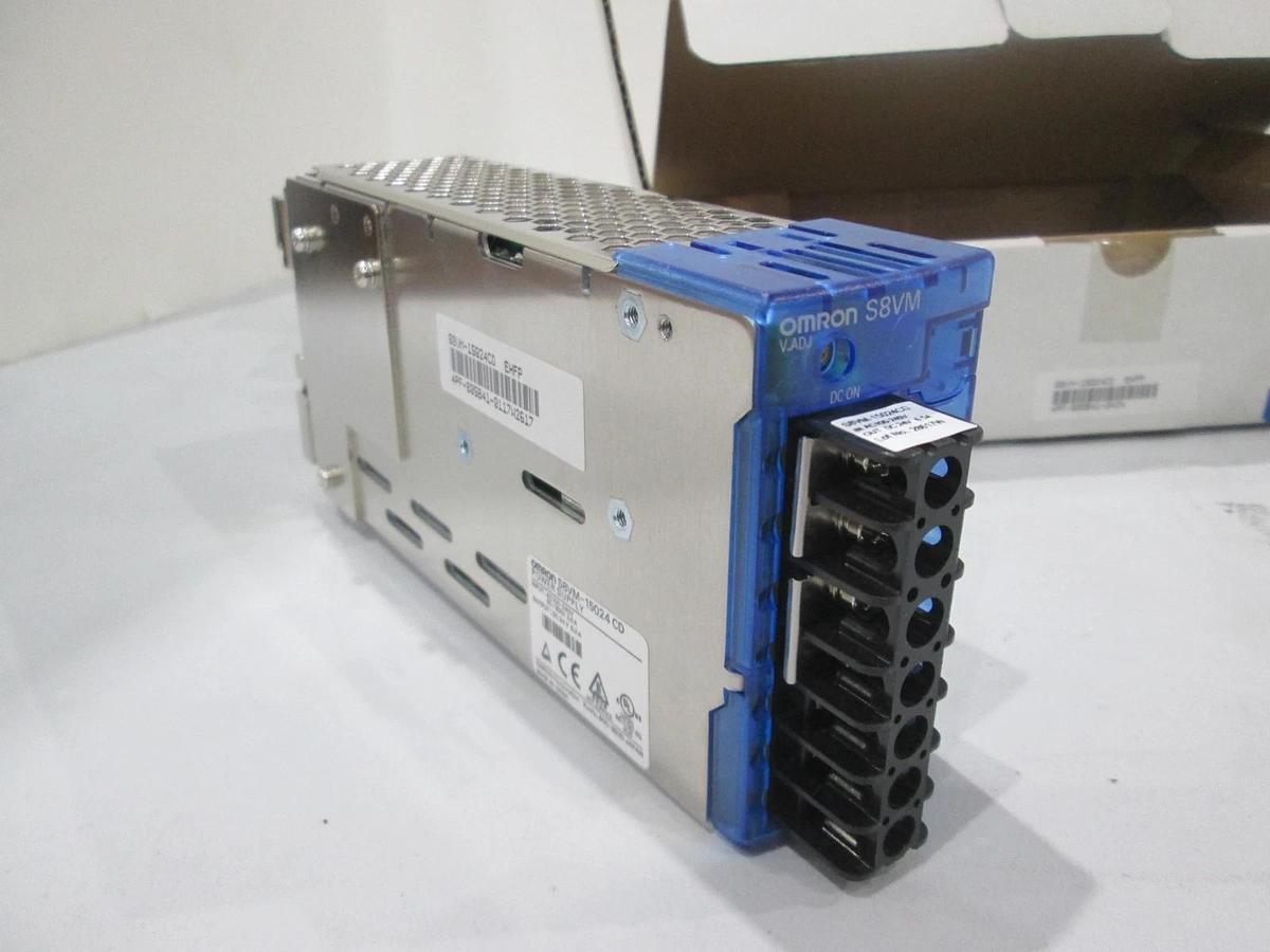 Used Omron, S8VM-15024CD, Power Supply, 120-240 VAC, 12 VDC, 6.5A, New
