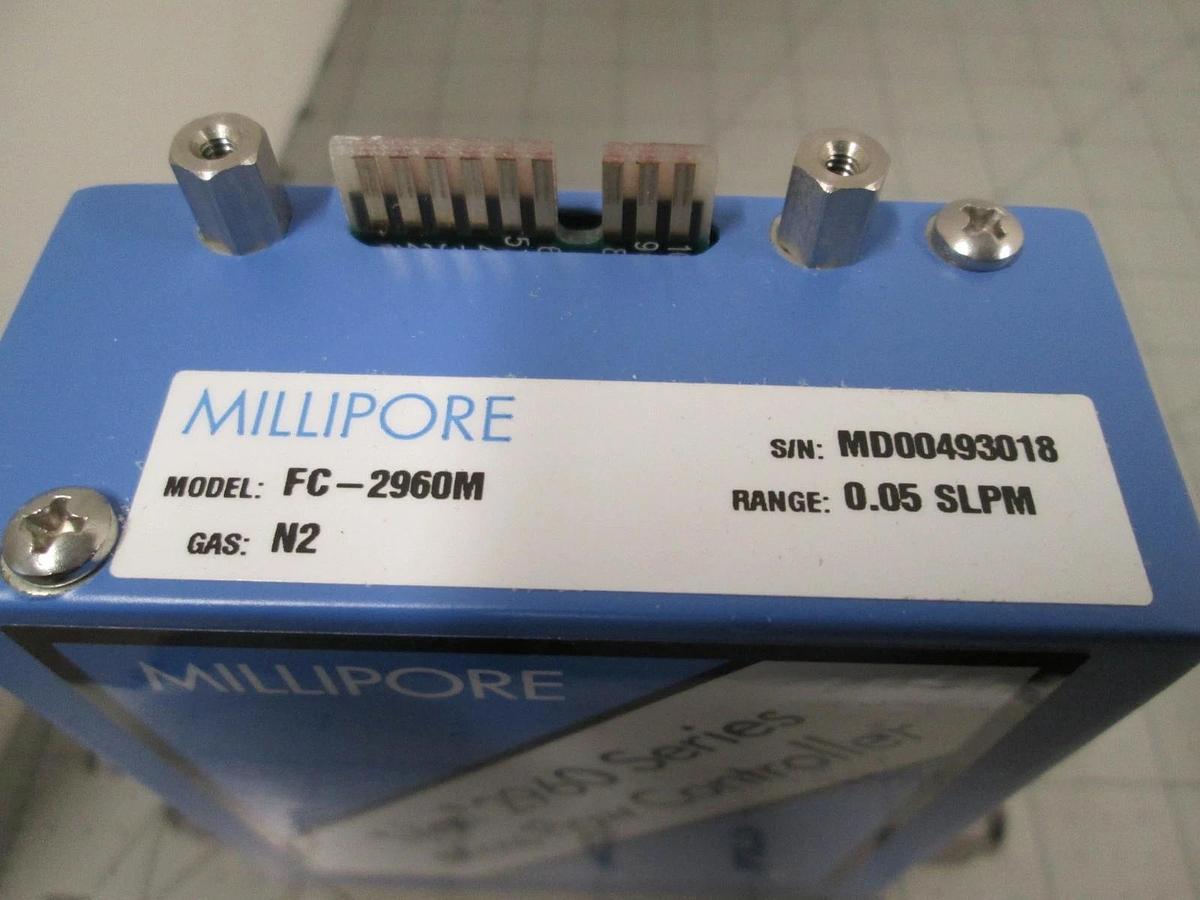 Millipore, FC-2960M, N2. 0.05 SLPM, Mass Flow Controller, New