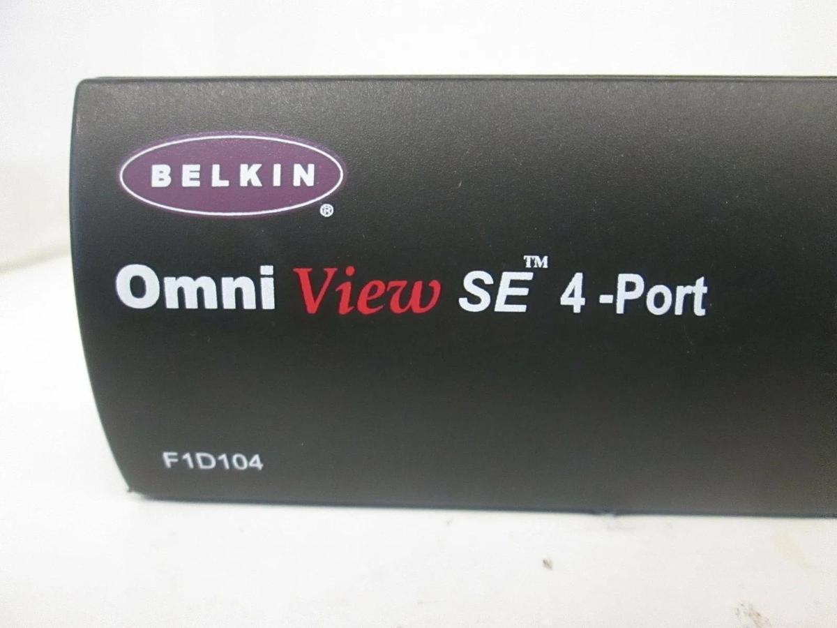Used Belkin, Omni View SE 4-Port, F1D104, Used