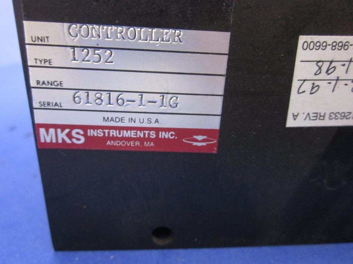Used MKS Model 1252 Throttle Valve Controller