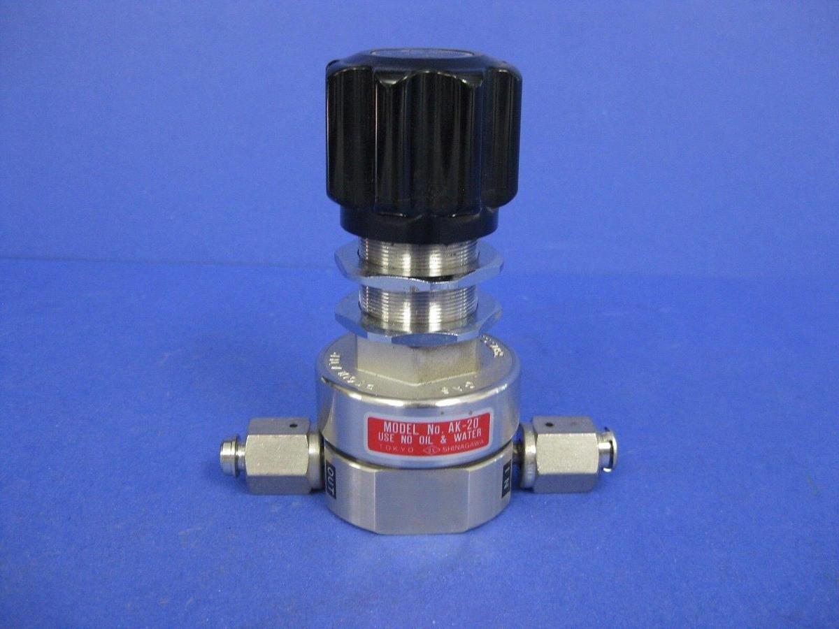Used Kokusai Electric AK-20 Pressure Gas Regulator 1/4" FVCR, Used
